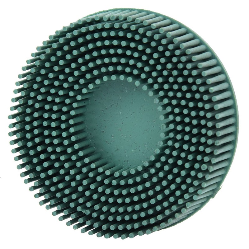 3 Inch Bristle Disc Emery Rubber Abrasive Brush Deburring Polishing