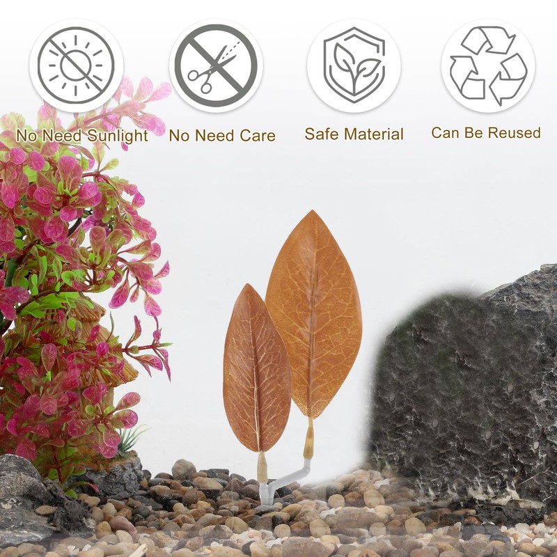 CAPASTEC Betta Fish Bed, Betta Leaf Bed, Plastic Betta Hammock,