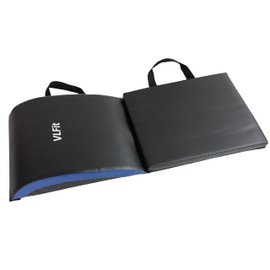VLFit Ab Mat Sit Up Pad Abdominal Exercise Mat for Core Training, Lower Back Support, Back Pain, Yoga, Gym, and Home Workout | Support Full Range of Motion #2 BLACK