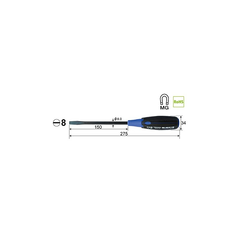 Vessel Super Cushion Driver - 8 x 150 700