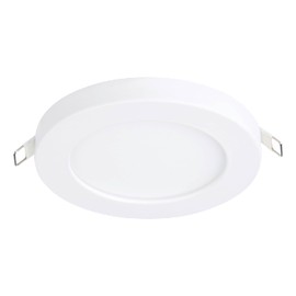 EGLO Fueva Flex LED Recessed Spotlight, Round Ceiling Light, Ceiling Light Made of Aluminium and Plastic in White, Recessed Light in Warm White, Diameter 11.7 cm
