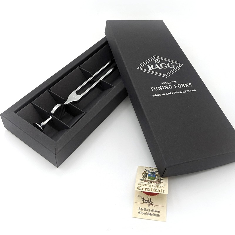 Gardiner Brown C0 128Hz Tuning Fork. Manufactured in Sheffield, England
