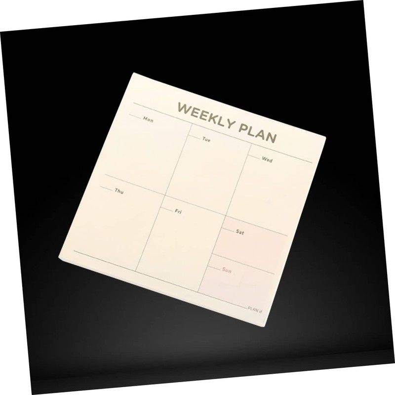 Operitacx 60 Sheets Office Notepad Memo Pad Task Checklist Subject