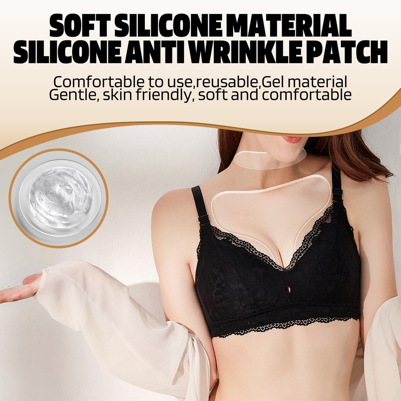 Pacify 6 Pack Silicone Chest Wrinkle Pad & Neck Patches