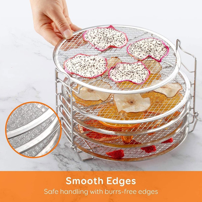 Air Fryer Dehydrator Rack Compatible with Ninja Foodi 6.5Qt &