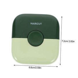 Gatuida Portable Hair Cutting Comb for Fringe Styling Convenient Hair Clipper Barber Tool for Boys for DIY Home Haircuts Avocado Green