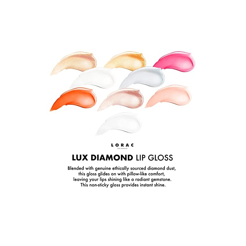 LORAC LUX Diamond Lip Gloss, Out of Office, 0.18 fl.