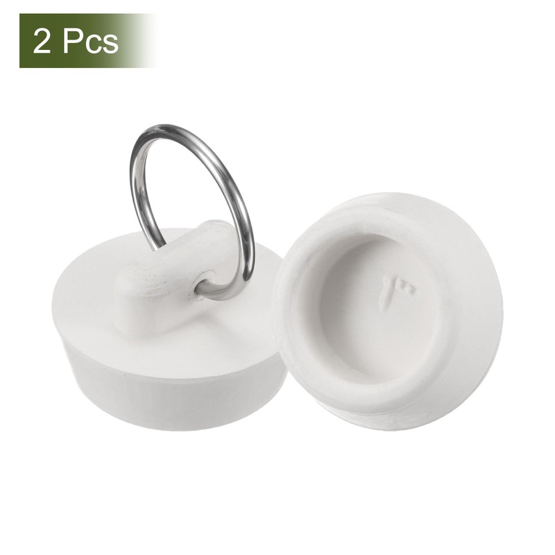 sourcing map 2Pcs Tub Stoppers, Rubber Bathtub Stoppers 25-28mm Kitchen