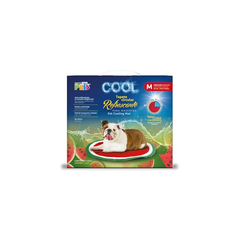 Fancy Pets TAPETE REFRESCANTE Circular Med Sandia Cool