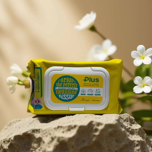 Ariul One-Step Facial Refresh | Perfect Cleansing Tissue Plus by