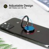 [2 Pack] Round Mirror Design Cell Phone Ring Holder Stand,