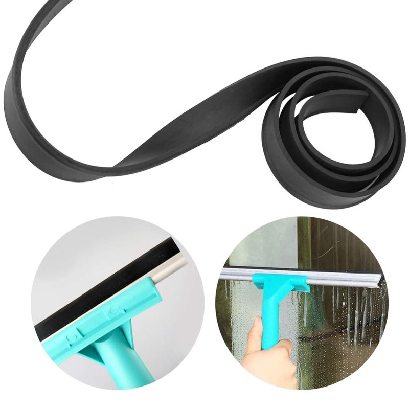 Squeegee Replacement Rubber, Chazcool Window Cleaning Squeegee Rubber, Wide Rubber