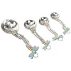 Ganz 4-Piece Set, Dragonflies Measuring Spoon, One Size, silver
