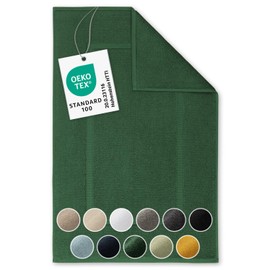 Blumtal Bath Mat, Bath Mat - Soft Shower Mat, 100% Cotton, Oeko-Tex Certified, 51 x 79 cm / 20 x 31.10 inches, Dark Green