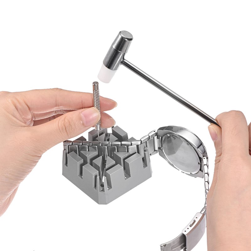 sourcing map Watch Band Pin Punch 0.7mm Dia Watch Straps