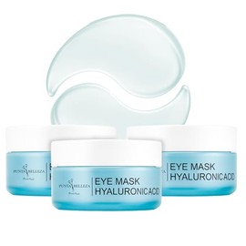 Punta Belleza  Parches para Ojos con Ácido Hialurónico  Mascarilla Hidratante Antiarrugas y Antiojeras  60 Piezas cu Cuidado Ocular - 3 PACK          