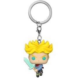 Funko Pop! Keychain: DBS - Super Saiyan Trunks mit Sword - Dragon Ball Super - Neuartiger Schlüsselanhänger - Vinyl-Minifigur Zum Sammeln - Strumpffüller - Geschenkidee - Offizielle Handelswaren
