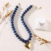 joymiao Beaded Necklace for Women Chunky Beaded Necklace Big Bead