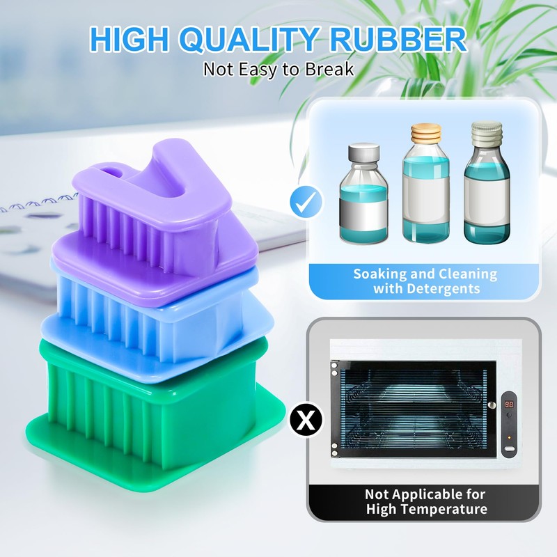 9PCS Dental Bite Blocks, Oral Silicone Mouth Prop Cheek Retrackors