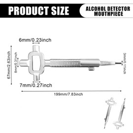 Leikurvo Pack of 2 Universal Construction Keys, Zinc Alloy Architect Key, Construction Site Key with Cylinder Gauge, Control Cabinet Key Bottle Opener, Silver