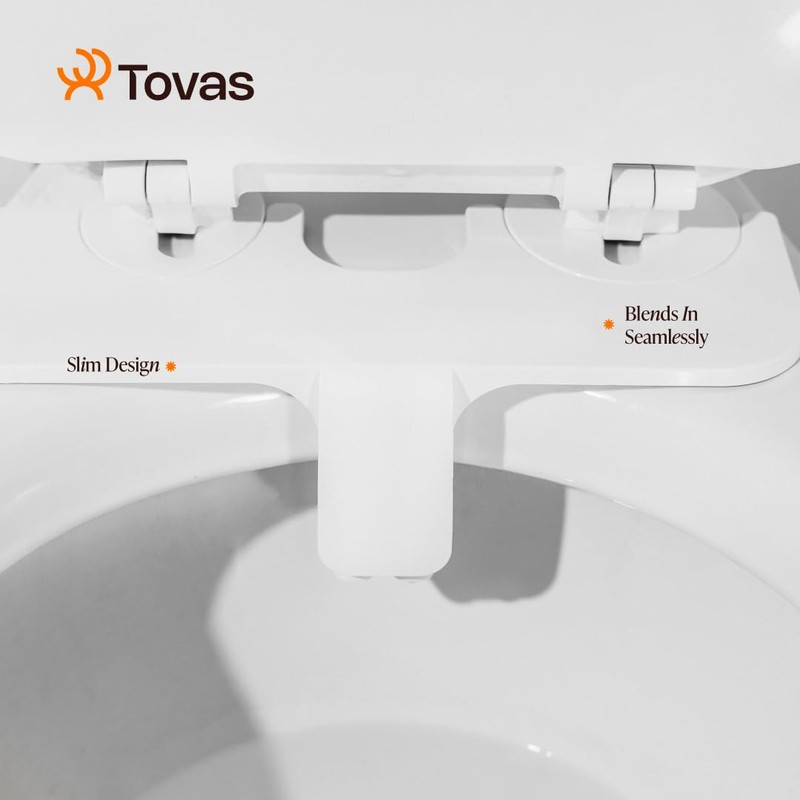ANGORA Bidet Attachment for Toilets - Ergonomic, Adjustable Pressure, Self