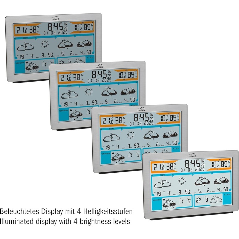 TFA Dostmann WLAN Weather Station TFA.me ID-02, 35.8100, Professional Weather