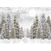 Alltten 7x5ft Winter Wonderland Backdrop Winter Forest Landscape Backdrop Christmas