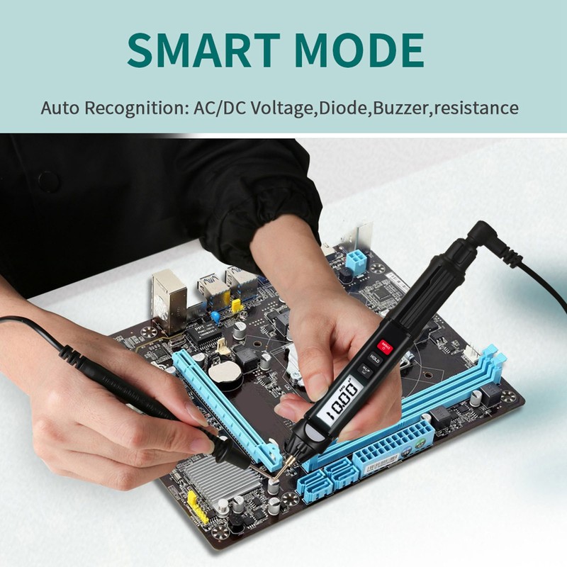 Digital Multimeter Pen DC AC Voltage Resistance Tester Meter Voltmeter