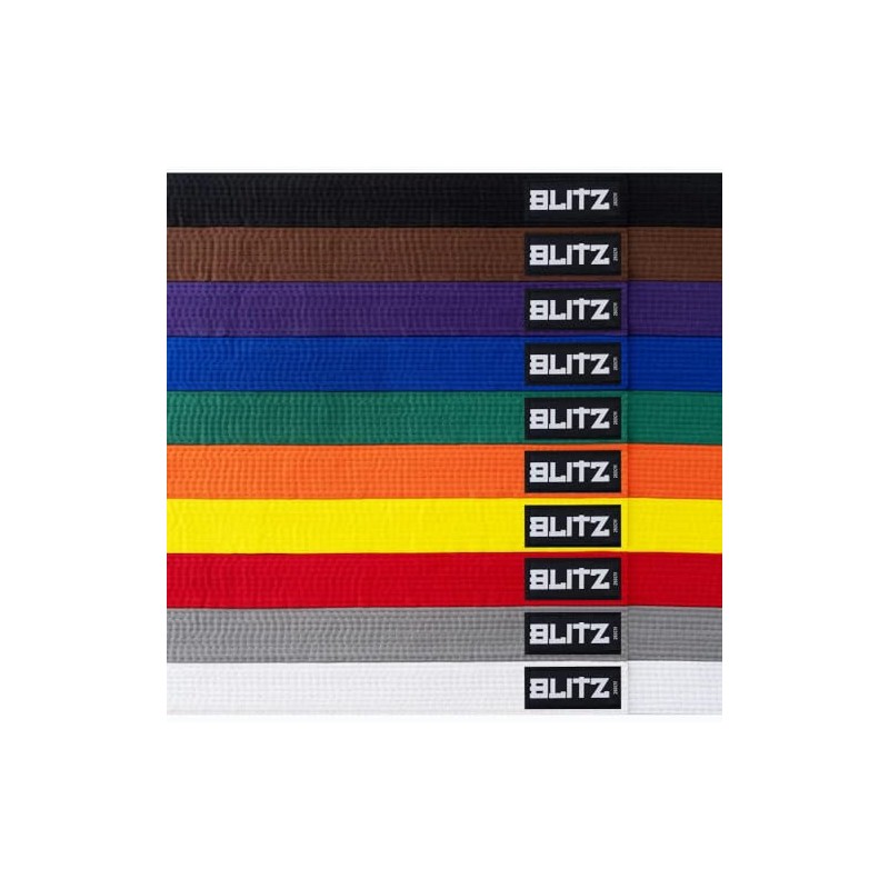 Blitz Plain Coloured Belt - Yellow - 200cm