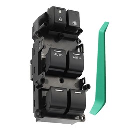 35750-SZA-A31 Master Power Door - Interruptor de ventana delantera del lado del conductor para Acura TL TSX 2009-2014, apto para Honda Pilot EX EX-L 2009-2015, reemplazo 35750-SZA-A21, 35750-SZA-A51,