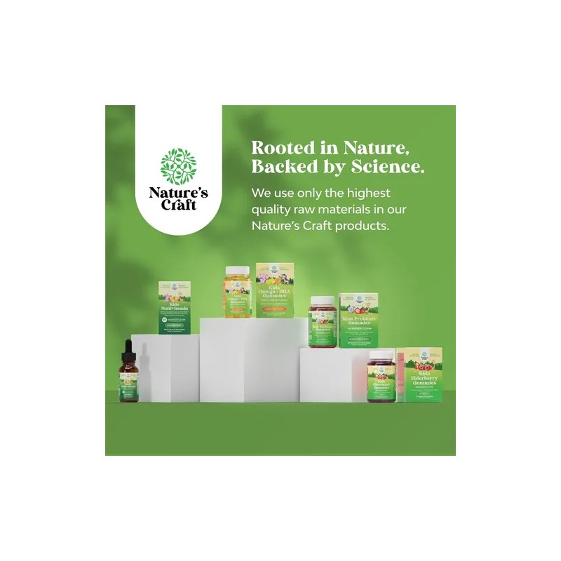 Natures Craft Gomitas Saúco Niños Vitamina C Zinc 90 U