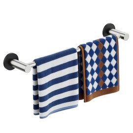 ULIBERMAGNET Heavy Duty Magnetic Towel Bar,1 Set Magnetic Towel Holder Rail Silver with Adjustable Length, Non-Slip Stainless Steel Towel Rail for Refrigerator, Oven, Dishwasher, Cabinet, Laundry