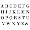 Alphabet Initial Letter Wooden Drinks Coaster Mat Gift