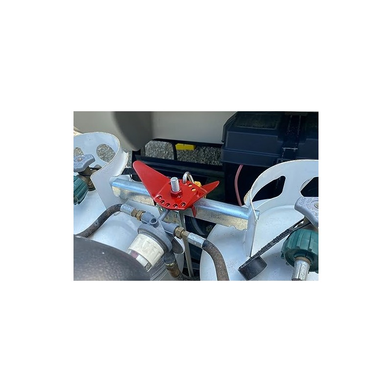 GR Innovations RV Propane Tank Locking Device | Dual Propane