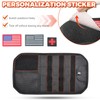 1000D Sun Visor Organizer with Zipper Visor Storage Pouch, Car