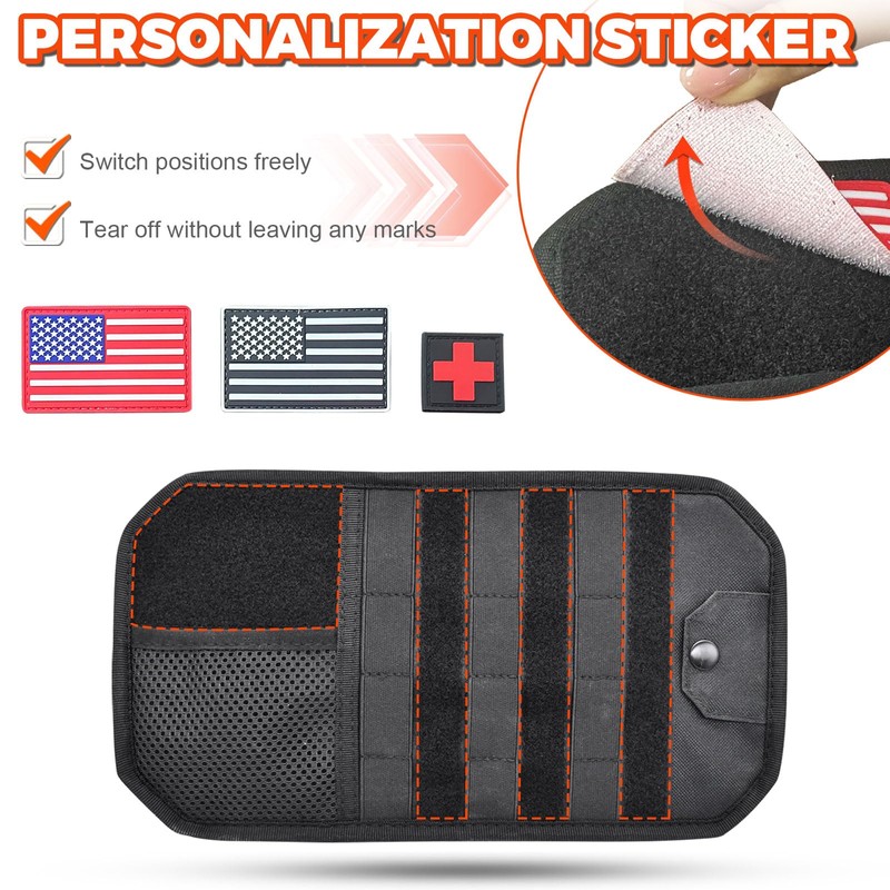 1000D Sun Visor Organizer with Zipper Visor Storage Pouch, Car