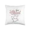Hey Ghoul Hey Graphic Design Throw Pillow, 16x16, Multicolor