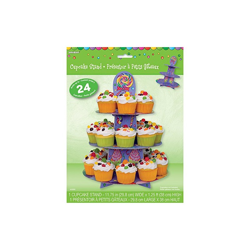 Unique Party 42269 - Candy Party Cupcake Stand