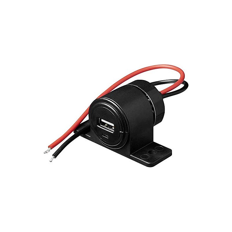 ProPlus USB surface-mounted socket 2100 mA 12 V/24 V