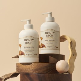 SKINFOOD [NEW] SKINFOOD Honey Rich Body Wash / Lotion 450mL - Honey Rich Body Wash 450mL
