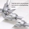 BeGrit Kayak Anchor 1.5 lb Small Boat Anchor Kit Folding