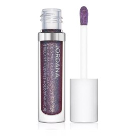 Jordana Cosmic Glow Holographic Lip Gloss Jordana Gloss Color 6 Iridescent Purple