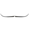 2pcs Side Rearview Mirror Trim ABS Carbon Fiber Color Wing