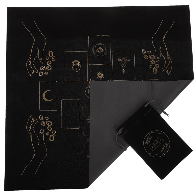 jojofuny 1 Set Tarot Cloth Flannel Altar Cloth Tarot Card