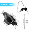 Fuel Tank Cap Lockable Black with Chain, 2 Keys and