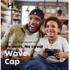Black Men's Wave Cap - Adjustable 360 Training Cap with