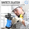 AZZUNO 1-1/4" SDS-Plus 15Amp Heavy Duty Rotary Hammer Drill, 4