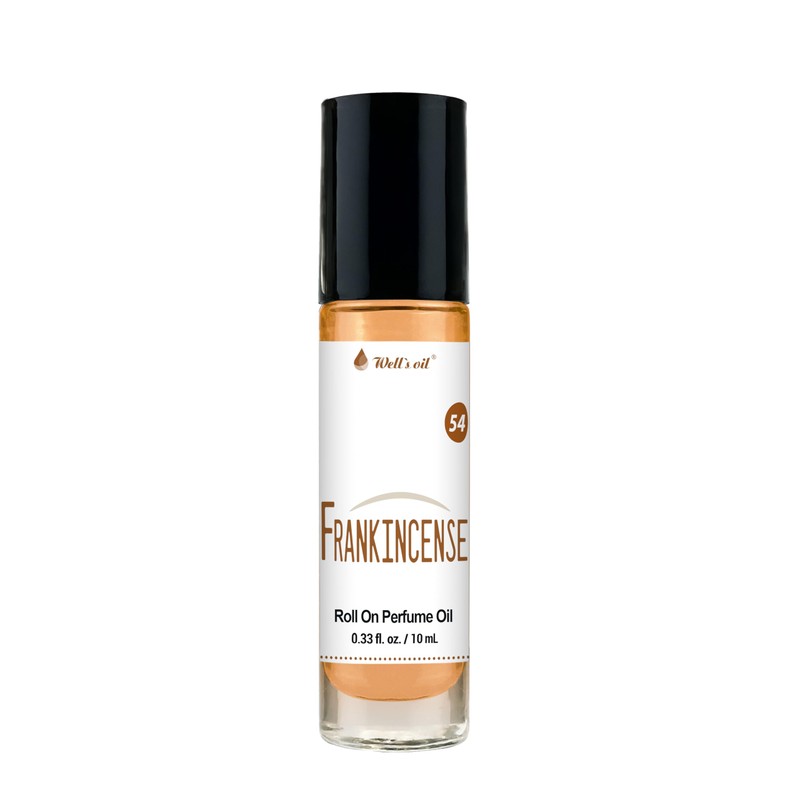 Well's Oil Roll-On Perfume Oil (Frankincense) | Long-Lasting | Paraben-Free