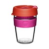 KeepCup Original Clear, Reusable Plastic Coffee Cup | Splashproof Lid,