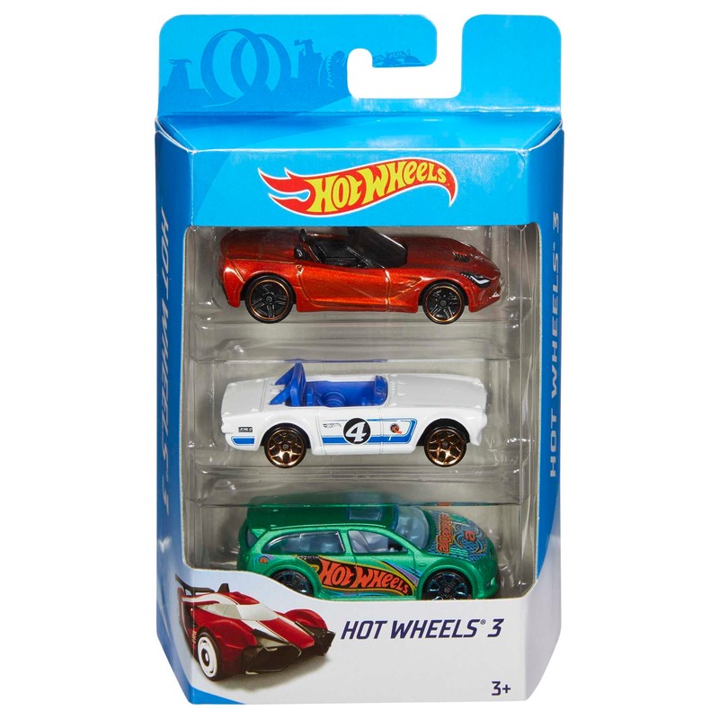 Hot Wheels 3 Car Pack, Multipack of 3 Hot Wheels